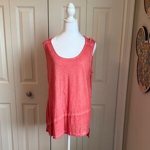 New Directions Coral Sleeveless Tank Top